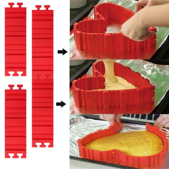 Buy SIMUR 8 Pack Silicone Cake Mold Magic Bake Snakes Nonstick DIY Baking  Mould Tools - Design Your Cakes Any Shape Online at desertcartINDIA